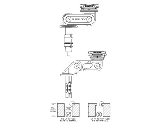 Quad Lock Pro Steuerkopfbefestigung 11 Quad Lock Pro Steuerkopfbefestigung – Bild 11