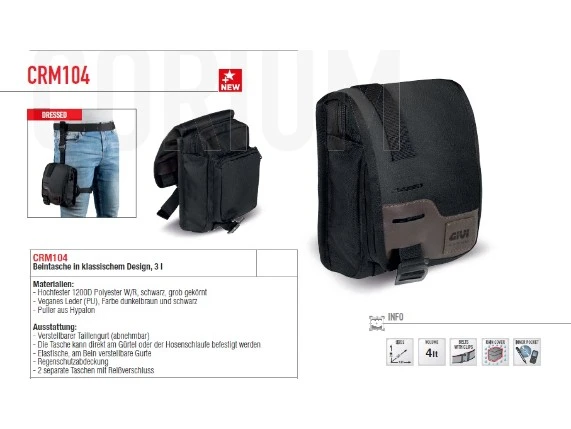 Givi Beintasche Im Retro Style 1 Givi Beintasche Im Retro Style