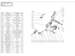 Gilles FXR Schraube Für Schalthebel Yamaha R3 / Cup POS: 15